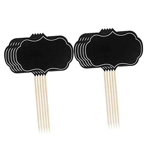 HOLIDYOYO 48 Stück Teiliges Beschreibbares Kreidetafel Zahnstocher Wiederverwendbare Party und Hochzeitsschilder Buffet und Käseetiketten Blanko Cupcake Topper für Individuelle Dekoration HOLIDYOYO 48 Stück Teiliges Beschreibbares Kreidetafel Zahnstocher Wiederverwendbare Party und Hochzeitsschilder Buffet und Käseetiketten Blanko Cupcake Topper für Individuelle Dekoration von HOLIDYOYO