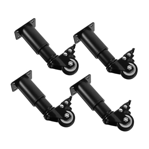HOLIDYOYO 4Stücke Höhenverstellbare Möbelfüße Mit Stabile Möbelstützfüße Kaltgewalztem Für Sofas Schränke Betten Und Couchtische Verstellbar von HOLIDYOYO