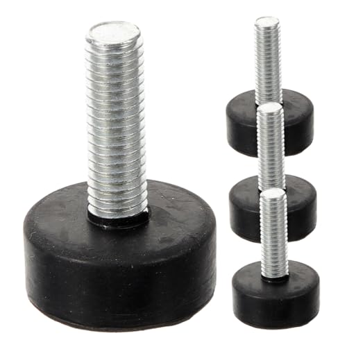 HOLIDYOYO 4stücke Gummifüße Verstellbare Möbelbeine Stoßdämpfende Tischfüße rutschfeste Gummifüße Für Maschinen Und Möbel Langlebige Und Robuste Gummistopper HOLIDYOYO 4stücke Gummifüße Verstellbare Möbelbeine Stoßdämpfende Tischfüße rutschfeste Gummifüße Für Maschinen Und Möbel Langlebige Und Robuste Gummistopper von HOLIDYOYO