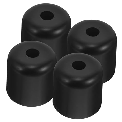 HOLIDYOYO 4stücke Kunststoffmöbelbeine Schwarze Schraubbare Sofa-Beine Ersatzbeine Für Stuhl Kommode Langlebig Und Modern Installieren Schrauben Nicht Enthalten von HOLIDYOYO