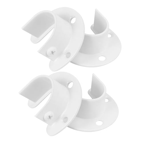 HOLIDYOYO 4stücke Edelstahl Halterung Für Gardinenstangen Verstellbare Wandhalterung Für Duschvorhang Kleiderschrank Und Fensterdekoration HOLIDYOYO 4stücke Edelstahl Halterung Für Gardinenstangen Verstellbare Wandhalterung Für Duschvorhang Kleiderschrank Und Fensterdekoration von HOLIDYOYO