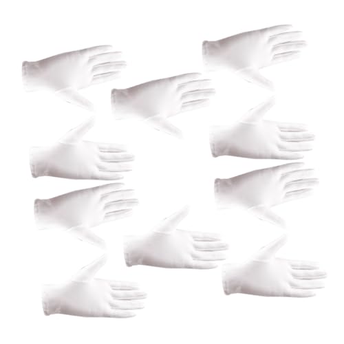 HOLIDYOYO 5 Paare Weiße Elastische Spandex Handschuhe Dünne Etikette Handschuhe für Schmuckinspektion Staubfreie Schutzhandschuhe Dehnbar Angenehm für Schmuckgeschäft und Gewerbe Geeignet HOLIDYOYO 5 Paare Weiße Elastische Spandex Handschuhe Dünne Etikette Handschuhe für Schmuckinspektion Staubfreie Schutzhandschuhe Dehnbar Angenehm für Schmuckgeschäft und Gewerbe Geeignet von HOLIDYOYO