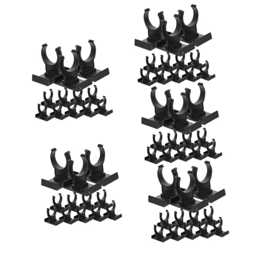 HOLIDYOYO 5 Sätze Teiliges Verstellbares Sockelclip Robustem Schwarzem Pp Für Küchenschränke Möbelbeine Und Fußleisten Einfache Montage Langlebiger Schutz Für Boden Und Möbel 20 Stück * 5 von HOLIDYOYO