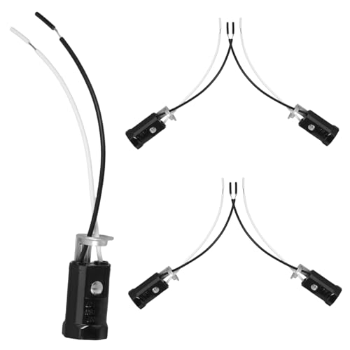 HOLIDYOYO 5 Stück Lampenfassung mit Kabel Steckbare Kerzenleuchterfassung für LED Leuchtmittel Einfache Montage Sicherer Überlastschutz Robustes Material Geeignet für Kronleuchter HOLIDYOYO 5 Stück Lampenfassung mit Kabel Steckbare Kerzenleuchterfassung für LED Leuchtmittel Einfache Montage Sicherer Überlastschutz Robustes Material Geeignet für Kronleuchter von HOLIDYOYO