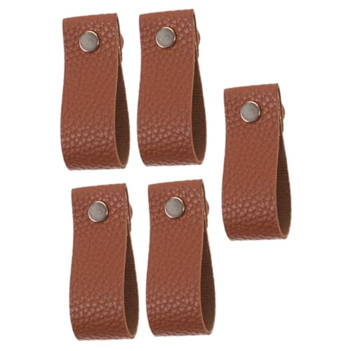 HOLIDYOYO 5 Stück PU Schrankgriffe Weich und Flexibel Küchenmöbelgriffe Ersatzgriffe für Kommode Kleiderschrank Einfache Montage Braun HOLIDYOYO 5 Stück PU Schrankgriffe Weich und Flexibel Küchenmöbelgriffe Ersatzgriffe für Kommode Kleiderschrank Einfache Montage Braun von HOLIDYOYO