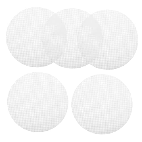 HOLIDYOYO 5 Stück Runde Dampfgarer Matte Wiederverwendbare Antihaft Dampfmats Durchmesser für Dim Sum Teigtaschen und Dampfbrötchen Hochtemperaturbeständig Leicht zu Reinigen von HOLIDYOYO
