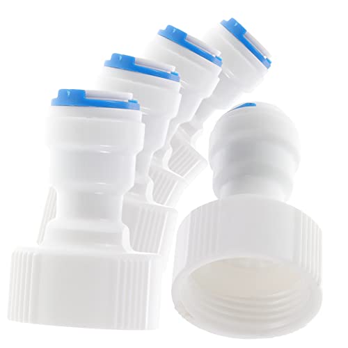 HOLIDYOYO 5 Stück Schnellanschlüsse Npt Schlauchverbinder für Wasserfilter Robust und Langlebig für Garten Haushalt und Professionelle Anwendungen HOLIDYOYO 5 Stück Schnellanschlüsse Npt Schlauchverbinder für Wasserfilter Robust und Langlebig für Garten Haushalt und Professionelle Anwendungen von HOLIDYOYO