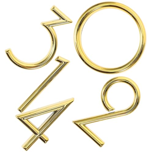 HOLIDYOYO 5 Stück Selbstklebende Hausnummern Abs Modern Glatte Oberfläche Wetterfest für Tür Briefkasten Büro Hotel Wohnung Klare Lesbare Zahlen für Hausadresse HOLIDYOYO 5 Stück Selbstklebende Hausnummern Abs Modern Glatte Oberfläche Wetterfest für Tür Briefkasten Büro Hotel Wohnung Klare Lesbare Zahlen für Hausadresse von HOLIDYOYO