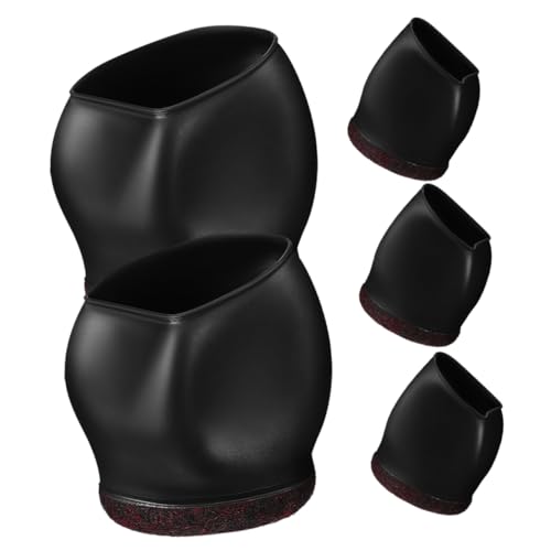 HOLIDYOYO 5 Stück Stuhlrollen Schutzkappen Robustem Material Einfache Montage Geräuschdämpfend Geeignet für Esszimmerstühle Bürostühle Rollwagen Schonen Hartböden und Verhindern Kratzer von HOLIDYOYO