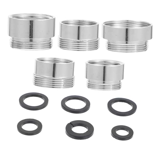 HOLIDYOYO 5 Stück Teiliges Aerator Adapter aus Kupfer Präzise Gewinde Rostbeständig Langlebig für Wasserhahn Anschluss Geeignet für Küchenarmatur und Schlauchverbinder Einfache Montage HOLIDYOYO 5 Stück Teiliges Aerator Adapter aus Kupfer Präzise Gewinde Rostbeständig Langlebig für Wasserhahn Anschluss Geeignet für Küchenarmatur und Schlauchverbinder Einfache Montage von HOLIDYOYO