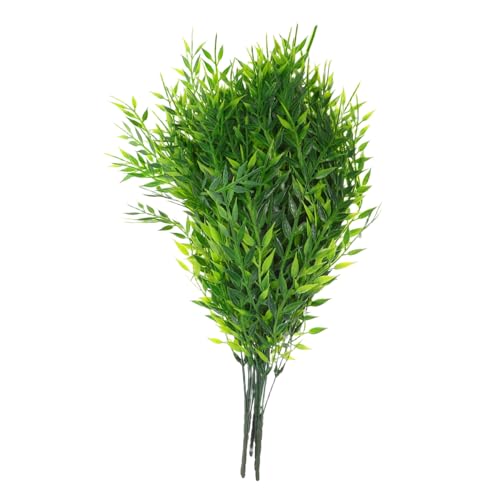 HOLIDYOYO 5 Stück Teiliges Künstliche Weidenzweige mit Grünen Blättern Langlebige Deko für Wand Decke Tisch Realistische Optik Vielseitig Einsetzbar für Innen Außenbereiche von HOLIDYOYO
