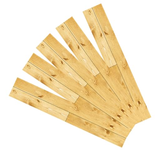 HOLIDYOYO 5 Stück Teiliges Selbstklebendes Holzmaserung PVC Abziehbar Ölbeständig Einfache Anbringung Geeignet für Küche Bad Flur Wohnzimmer Schlafzimmer und Büro HOLIDYOYO 5 Stück Teiliges Selbstklebendes Holzmaserung PVC Abziehbar Ölbeständig Einfache Anbringung Geeignet für Küche Bad Flur Wohnzimmer Schlafzimmer und Büro von HOLIDYOYO