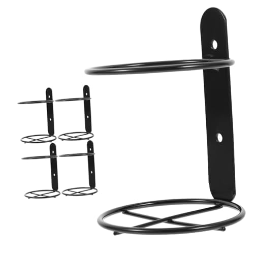 HOLIDYOYO 5stücke Flaschenhalter-gestelle Aus Metall Für Weinregal Wandmontiertes Flaschen-wandregal Dekorativer Wandflaschen-aufbewahrungsorganisator Für Küche Und Bar von HOLIDYOYO
