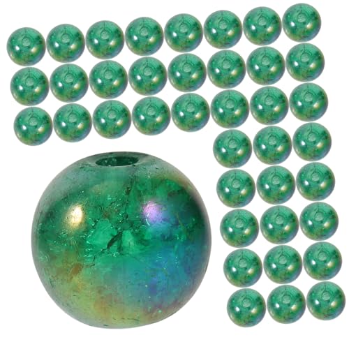 HOLIDYOYO 50 Stück Aqua Dekorationen Für Füllstoffe Vase Reize Kernstück Lose Sortiert Tank Fisch Einmachgläser Steindekor Dekore in Steinoptik Kies Selber Machen Green Glas von HOLIDYOYO