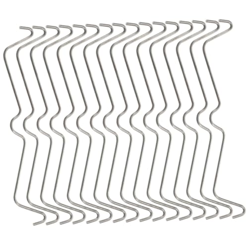 HOLIDYOYO 50 Stück Edelstahl Lochwandhaken Sicherungsklammern Rostfrei Robust Flexibel Wiederverwendbar Kompatibel mit Rasterpaneelen für Werkstatt Garage und Verkaufsdisplays HOLIDYOYO 50 Stück Edelstahl Lochwandhaken Sicherungsklammern Rostfrei Robust Flexibel Wiederverwendbar Kompatibel mit Rasterpaneelen für Werkstatt Garage und Verkaufsdisplays von HOLIDYOYO