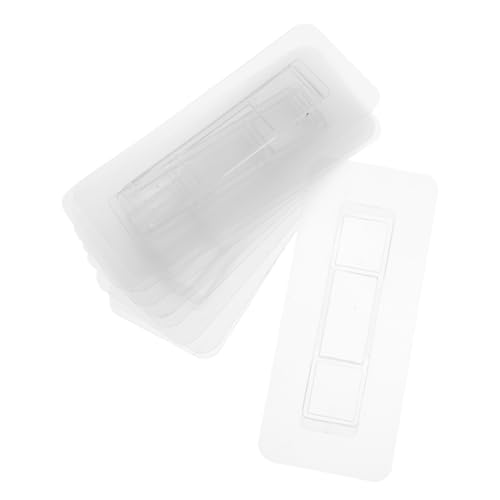 HOLIDYOYO 50 Stück Teiliges Transparentes Selbstklebendes Wandhaken Wasserfeste Wiederverwendbare Klebehaken für Glatte Oberflächen Wie Fliesen und Marmor Praktische Aufbewahrung ohne von HOLIDYOYO