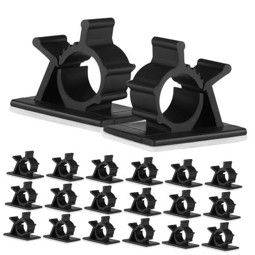 HOLIDYOYO 50 Stück Teiliges Verstellbares Kabelmanagement Selbstklebende Kabelclips Kabelhalter Kabelorganizer für Schreibtisch Büro und Zuhause Ordentliche Kabelführung und Sichere HOLIDYOYO 50 Stück Teiliges Verstellbares Kabelmanagement Selbstklebende Kabelclips Kabelhalter Kabelorganizer für Schreibtisch Büro und Zuhause Ordentliche Kabelführung und Sichere von HOLIDYOYO