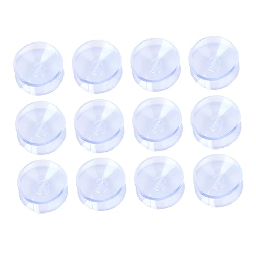 HOLIDYOYO 50Stücke Doppelseitige Saugkissen Für Glasplatten Transparente Saugnäpfe Zur Sicheren Befestigung Von Seifenschalen Küchenorganisatoren Für Tischplatten von HOLIDYOYO