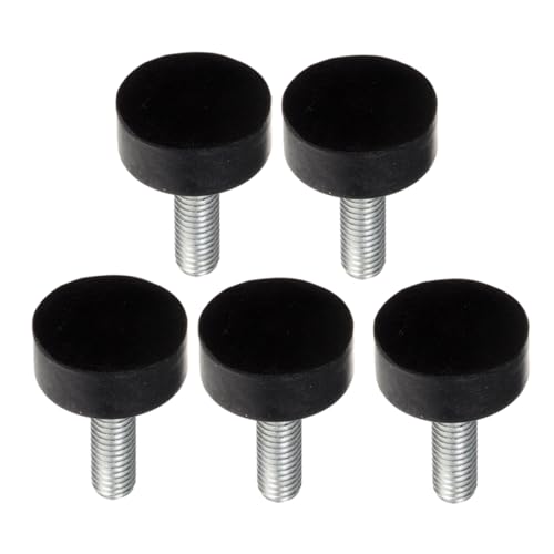 HOLIDYOYO 5stücke Verstellbare Gummifüße Für Möbel rutschfeste Möbelbeine Mit Schrauben Stabilität Und Vibrationsdämpfung Für Tische Und Stühle Einfache Montage Langlebige von HOLIDYOYO
