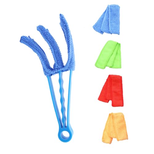 HOLIDYOYO 5stücke Staubreinigungsbürste Mit Mikrofaserhüllen Jalousiereiniger Für Fensterjalousien Computer-staubbürste Multifunktioneller Staubwedelbürste Für Klimaanlagen-jalousien von HOLIDYOYO