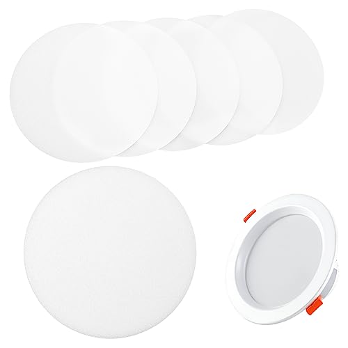 HOLIDYOYO 6 Stück Diffuser Lampenschirme für Deckenstrahler Blendfrei Robust und Sicher für Gemütliche Beleuchtung Wohn und Schlafzimmern Durchmesser von HOLIDYOYO