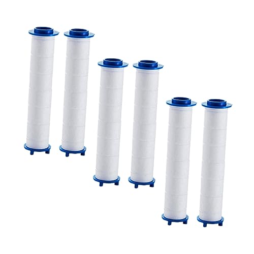 HOLIDYOYO 6 Stück Filter Element Gefilterte Dusche gefilterter Duschkopf Hartwasser-Duschfilter Duschen Filter für duschkopf duschkopffilter Duschkopf Ersatzfilter Haushaltsfilter Baumwolle von HOLIDYOYO