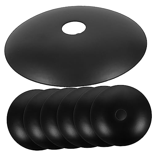 HOLIDYOYO 6 Stück Lampenbaldachin Deckenplatte Rund Lampenschirm Abdeckung für Pendelleuchten Wandlampen Deckenleuchten DIY Beleuchtung Zubehör Schwarz HOLIDYOYO 6 Stück Lampenbaldachin Deckenplatte Rund Lampenschirm Abdeckung für Pendelleuchten Wandlampen Deckenleuchten DIY Beleuchtung Zubehör Schwarz von HOLIDYOYO