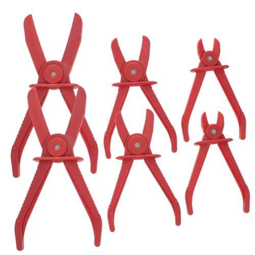 HOLIDYOYO 6 Stück Teiliges Auto Schlauchklemmenzangen aus Robustem Material Einhändig Bedienbar mit Verriegelung für Benzin Brems und Kühlerschläuche bei Fahrzeugreparaturen HOLIDYOYO 6 Stück Teiliges Auto Schlauchklemmenzangen aus Robustem Material Einhändig Bedienbar mit Verriegelung für Benzin Brems und Kühlerschläuche bei Fahrzeugreparaturen von HOLIDYOYO