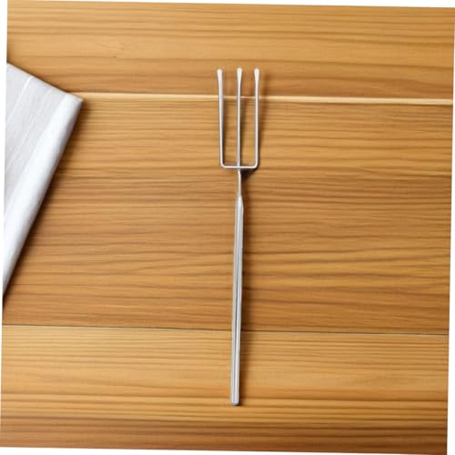 HOLIDYOYO 6 Stück Teiliges Edelstahl Fondue Gabel mit Langem Griff Hitzebeständig und Rostfrei für Käse Schokolade Dessert und Bbq Leicht zu Reinigen Geeignet für Induktionsherd und Gasherd von HOLIDYOYO