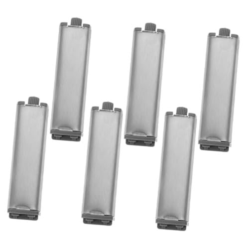 HOLIDYOYO 6 Stück Teiliges Küchenschrank Push to open Türschnäpper mit Stahlgehäuse Selbstschließend Verdeckte Scharniere Einfache Montage Rostfrei für Feuchte Räume Wie Küche und Bad von HOLIDYOYO