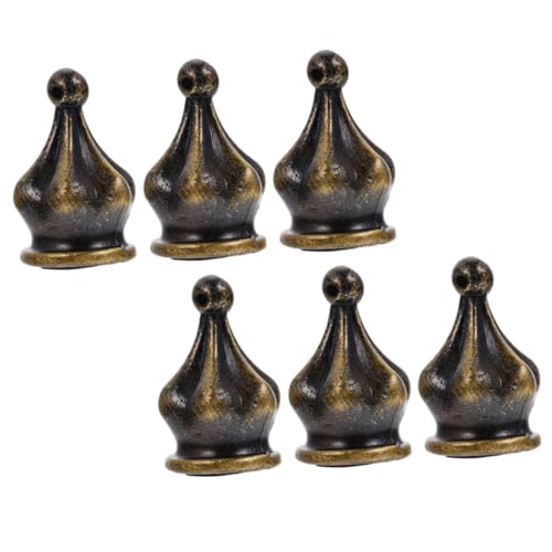 HOLIDYOYO 6 Stück Teiliges Lampenschirmhalter aus Zinklegierung mit Antikem Finish Dekorative Lampenknäufe für Steh Tischlampen Stabile Befestigung Geeignet für Wohnzimmer Schlafzimmer von HOLIDYOYO