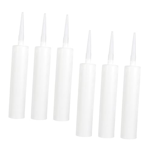 HOLIDYOYO 6 Stück Teiliges Leere Kunststoff kartuschen zum Nachfüllen Wiederverwendbare Dichtstoff tuben mit Leicht Bedienbarem Kolben für Fugenabdichtung an Fliesen Ecken und Unebenen HOLIDYOYO 6 Stück Teiliges Leere Kunststoff kartuschen zum Nachfüllen Wiederverwendbare Dichtstoff tuben mit Leicht Bedienbarem Kolben für Fugenabdichtung an Fliesen Ecken und Unebenen von HOLIDYOYO