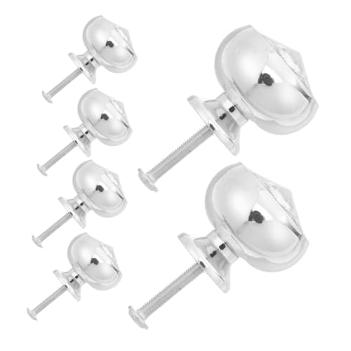 HOLIDYOYO 6 Stück Teiliges Möbelgriff Schubladengriff Modernes Design Lichtreflektierend Komfortabler Griff für Küchenschränke Kommoden und Garderoben von HOLIDYOYO