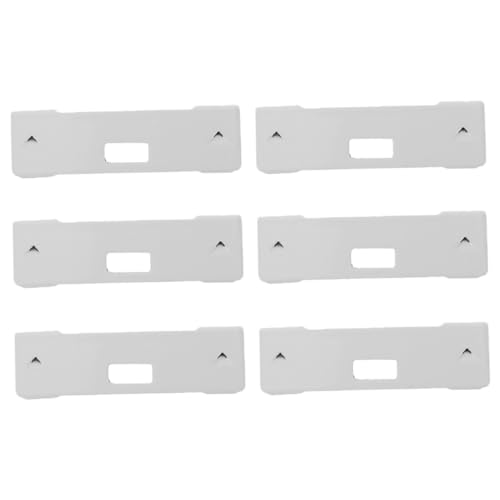 HOLIDYOYO 6 Stück Teiliges Vertikale Jalousie Reparaturklammern Stabiler Blendenersatz für Fensterjalousien Langlebige Metallclips zur Einfachen Fixierung Defekter Lamellen HOLIDYOYO 6 Stück Teiliges Vertikale Jalousie Reparaturklammern Stabiler Blendenersatz für Fensterjalousien Langlebige Metallclips zur Einfachen Fixierung Defekter Lamellen von HOLIDYOYO