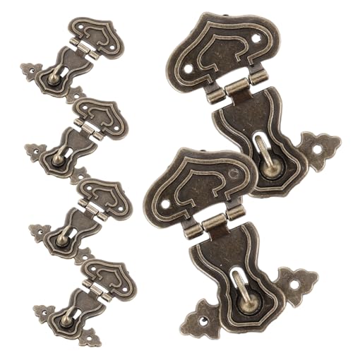 HOLIDYOYO 6 Stück Teiliges Vintage Metall Hasp Schloss Dekorative Kleine Box Verschlüsse Robuste Schmuckkisten Schnallen Vielseitig für Holz Geschenkboxen Langlebig und Einfach zu Montieren HOLIDYOYO 6 Stück Teiliges Vintage Metall Hasp Schloss Dekorative Kleine Box Verschlüsse Robuste Schmuckkisten Schnallen Vielseitig für Holz Geschenkboxen Langlebig und Einfach zu Montieren von HOLIDYOYO