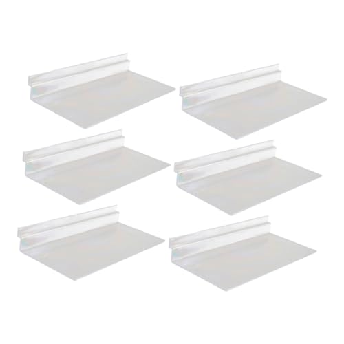 HOLIDYOYO 6 Stück Transparente Slatwall Wandregal für Schuhe zur Präsentation Geschäften und Boutiquen Langlebig und Pflegeleicht Vielseitig Einsetzbar HOLIDYOYO 6 Stück Transparente Slatwall Wandregal für Schuhe zur Präsentation Geschäften und Boutiquen Langlebig und Pflegeleicht Vielseitig Einsetzbar von HOLIDYOYO