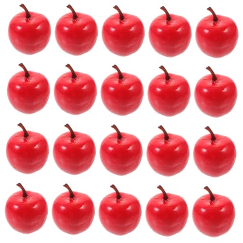 HOLIDYOYO 60 Stück Teiliges Kleine Künstliche Äpfel aus Schaumstoff Realistische Mini fruchtfiguren Lebensechte Rote Früchte als Weihnachtsdekoration Vielseitige Deko für Zuhause Party und HOLIDYOYO 60 Stück Teiliges Kleine Künstliche Äpfel aus Schaumstoff Realistische Mini fruchtfiguren Lebensechte Rote Früchte als Weihnachtsdekoration Vielseitige Deko für Zuhause Party und von HOLIDYOYO