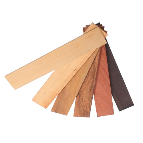 HOLIDYOYO 6Stücke DIY Holzplatten Hochwertigem Strukturierte Ersatzbretter für Gartenbank für Bastelprojekte und Holzgravuren Langlebig und Robust von HOLIDYOYO