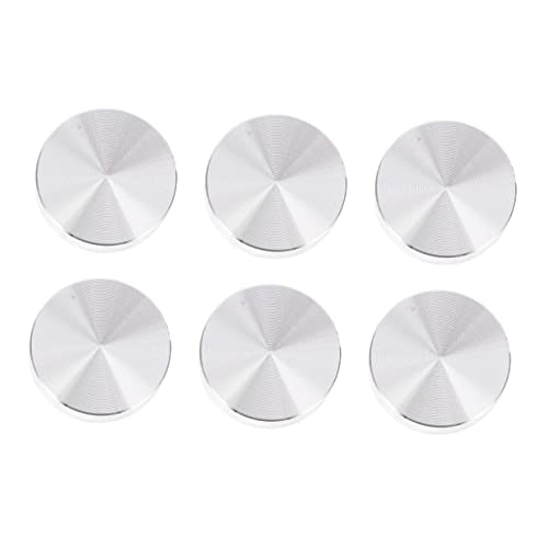 HOLIDYOYO 6Stücke Runde Aluminiumscheiben Für Tischplatten Stabiler Aluminiumadapter Für Möbel Korrosionsbeständig Und Rostfrei Für DIY Tischgestaltungen Und Glasregale von HOLIDYOYO