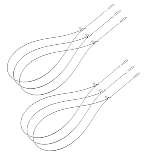 HOLIDYOYO 6Stücke Teiliges Torverriegelungs Verstellbarer Kabelzug für Holz und Metallzäune Installieren Rostbeständig für Garten und Scheunentüren von HOLIDYOYO