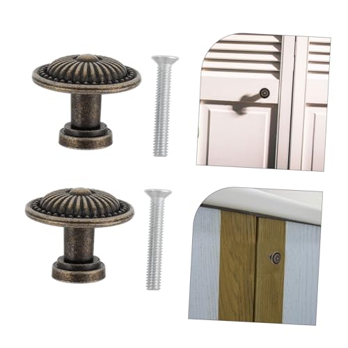 HOLIDYOYO 8 Sätze Vintage Möbelgriff aus Robustem Zinklegierung Ornamentale Runde Schubladenknöpfe Dekorative Retro Kommoden Schrankschubladengriffe für Schrank Küchenschränke HOLIDYOYO 8 Sätze Vintage Möbelgriff aus Robustem Zinklegierung Ornamentale Runde Schubladenknöpfe Dekorative Retro Kommoden Schrankschubladengriffe für Schrank Küchenschränke von HOLIDYOYO