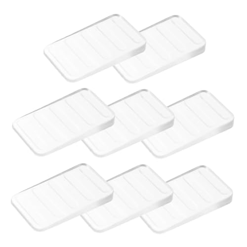 HOLIDYOYO 8 Stck Transparente Möbel Leveler Wedges Verstellbare Kunststoff Ausgleichsplättchen für Tisch Bett Regal und Möbel Lösung zur Stabilisierung bei Unebenheiten von HOLIDYOYO