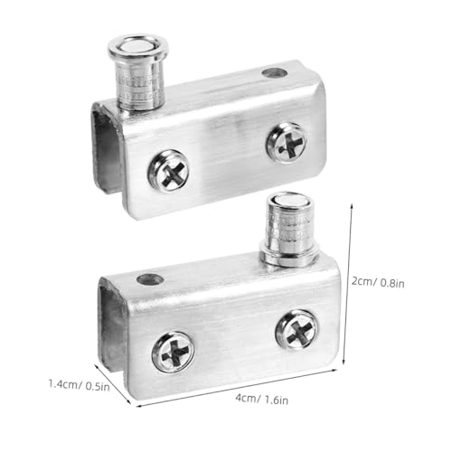 HOLIDYOYO 8 Stück Glastür Scharniere Teiliges für Pivot Türscharniere für Duschkabinen Schranktüren und Bürotüren Langlebig Installieren Silberfarben HOLIDYOYO 8 Stück Glastür Scharniere Teiliges für Pivot Türscharniere für Duschkabinen Schranktüren und Bürotüren Langlebig Installieren Silberfarben von HOLIDYOYO