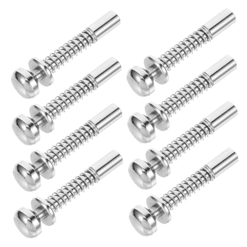 HOLIDYOYO 8 Stück Teiliges Babybett Federstift Ersatzset Federbelastete Verriegelung Verstellbarer Kinderbett Riegel Vielseitig für Türen Fenster Schränke Langlebig und Flexibel von HOLIDYOYO