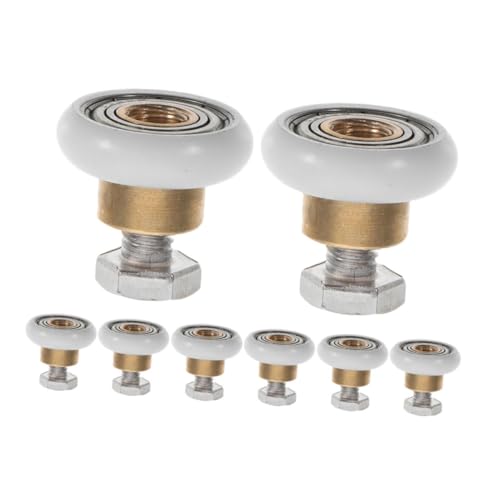 HOLIDYOYO 8 Stück Teiliges Glas Schiebetür mit Präzisen Kugellagern Wasserdichtem Dichtungsring Geräuschlosem Lauf Robustem Material Passend für Duschtüren Badezimmer HOLIDYOYO 8 Stück Teiliges Glas Schiebetür mit Präzisen Kugellagern Wasserdichtem Dichtungsring Geräuschlosem Lauf Robustem Material Passend für Duschtüren Badezimmer von HOLIDYOYO