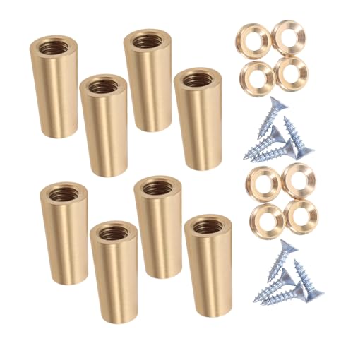 HOLIDYOYO 8 Stück Teiliges Messing Schneidebrett Füße Kegelförmig rutschfeste Untersetzer für Schmuckkästen Möbel und Tabletts Stabile Basis aus Massivem Messing für Vielseitige Dekoration HOLIDYOYO 8 Stück Teiliges Messing Schneidebrett Füße Kegelförmig rutschfeste Untersetzer für Schmuckkästen Möbel und Tabletts Stabile Basis aus Massivem Messing für Vielseitige Dekoration von HOLIDYOYO