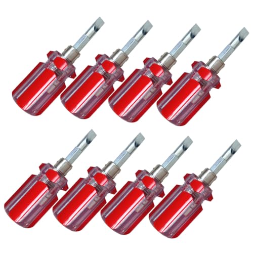 HOLIDYOYO 8 Stück Teiliges Mini Dual Schraubendreher mit Kreuz und Schlitzkopf Kurzer Griff Tragbar für Haus und Handwerkzeuge für Wartung und Installation Mechanischer Geräte und HOLIDYOYO 8 Stück Teiliges Mini Dual Schraubendreher mit Kreuz und Schlitzkopf Kurzer Griff Tragbar für Haus und Handwerkzeuge für Wartung und Installation Mechanischer Geräte und von HOLIDYOYO