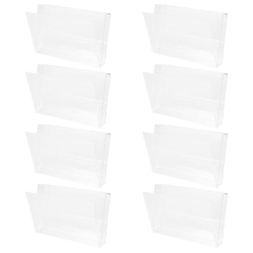 HOLIDYOYO 8 Stück Vintage Cassette Tape Aufbewahrungsbox Teilig Transparente Kassettenhalter für Audio Kassetten Robuste und Vielseitige Aufbewahrungslösung für Sammler und Djs von HOLIDYOYO