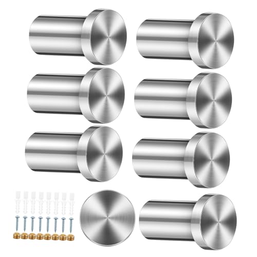 HOLIDYOYO 8 Stück Wandhaken Teilig Multifunktionale Handtuch und Kleiderhaken für Badezimmer Küche und Flur Korrosionsbeständig mit Schrauben Platzsparend und Vielseitig Verwendbar HOLIDYOYO 8 Stück Wandhaken Teilig Multifunktionale Handtuch und Kleiderhaken für Badezimmer Küche und Flur Korrosionsbeständig mit Schrauben Platzsparend und Vielseitig Verwendbar von HOLIDYOYO