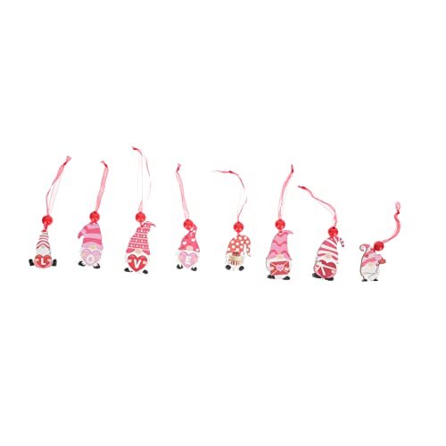HOLIDYOYO 8 Stück gesichtsloser Puppenanhänger Cute Decor wandverkleidung Party Dekoration Valentinstag Festdekoration Deko-Requisite aus Holz Verzierung in Form eines Holzzwergs rot HOLIDYOYO 8 Stück gesichtsloser Puppenanhänger Cute Decor wandverkleidung Party Dekoration Valentinstag Festdekoration Deko-Requisite aus Holz Verzierung in Form eines Holzzwergs rot von HOLIDYOYO